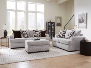 100 Cognac Sofa & Loveseat Set