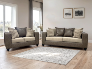 110 LATTE - Sofa & Loveseat Set