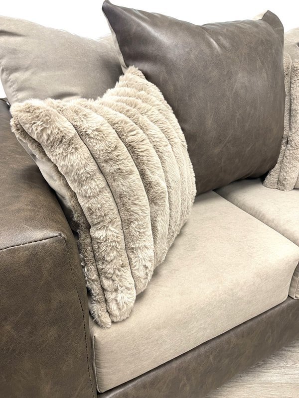 110 LATTE - Sofa & Loveseat Set