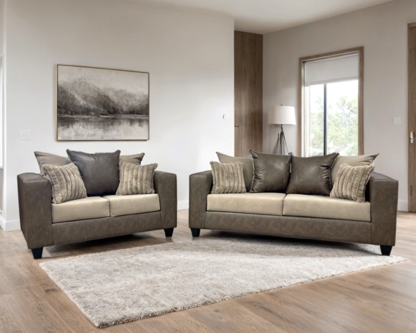 110 LATTE - Sofa & Loveseat Set