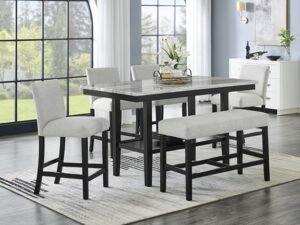 1718-6P MARBEL 5PK + BENCH COUNTER HEIGHT