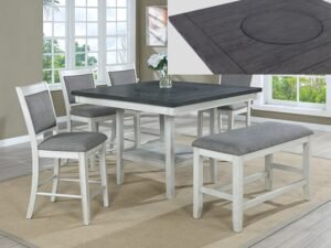 2727CG-6P FULTON CHALK GREY COUNTER HEIGHT