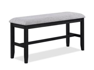 2773LG-BENCH BUFORD CNTR HT BENCH LIGHT GREY