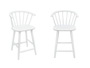 2981WH-24 JANNA COUNTER HEIGHT STOOL-WHITE