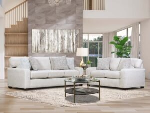 Sofa and Loveseat Cream 4002 (COMING SOON)