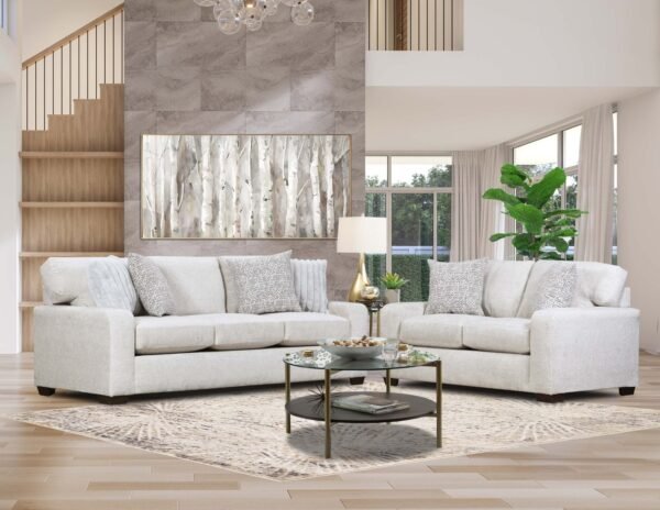 Sofa and Loveseat Cream 4002 (COMING SOON)