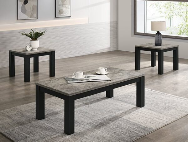 4168SET-CC THEO 3-PK COCKTAIL SET-CONCRETE