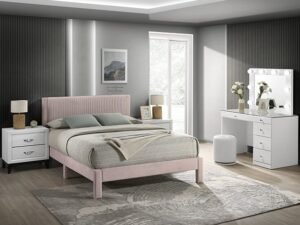 5097PK.jpg 5097PK LUCIA BED FRAME PINK