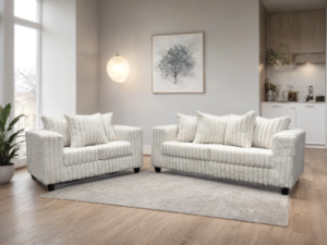 510 Cream - Sofa & Loveseat Set