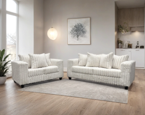 510 Cream - Sofa & Loveseat Set