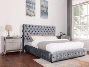 5112GY.jpg 5112GY-ALL FLORY BED GRAY