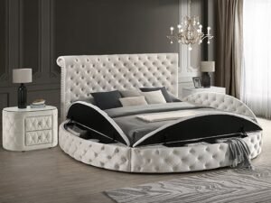 5202IV BRIGITTE BED FRAME IVORY