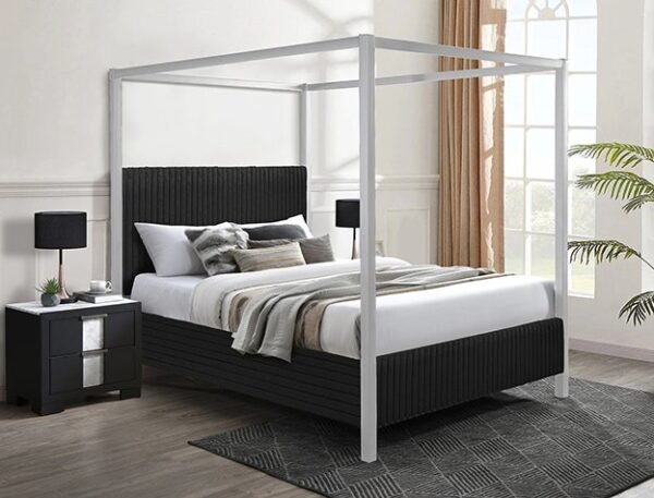 5262BK.jpg 5262BK CORA CANOPY BED BLACK