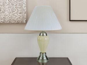 6115IV PORCELAIN LAMP IVORY