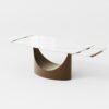 Aman 71"-95" Table (Glossy White)