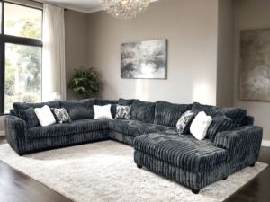 9900 Charcoal - 4PC Oversized Sectional