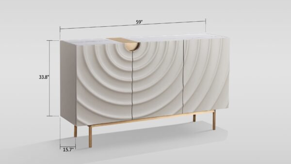 A-C32-CRM_4.jpg Onda Sideboard (Cream White)