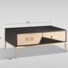 Divolia Coffeetable (Black and Grey)