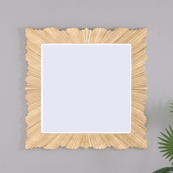 A-M09 Helios Gold Leaf Mirror