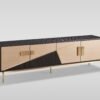 Divolia TV Stand (Black & Grey)