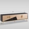Divolia TV Stand (Black & Grey)