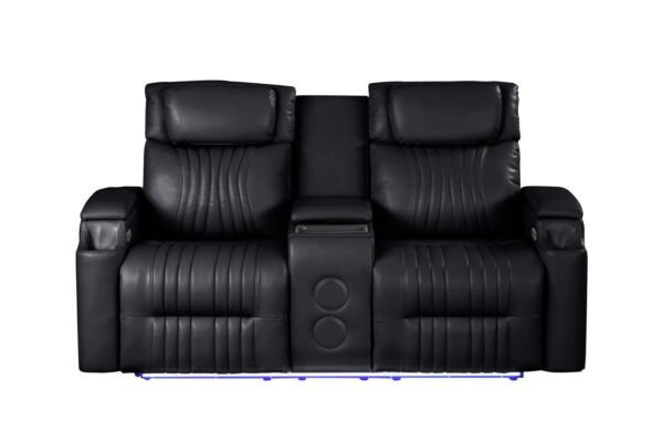Nancy 3PC Recliner Set Black (SOLD OUT)