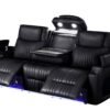 Nancy 3PC Recliner Set Black (SOLD OUT)