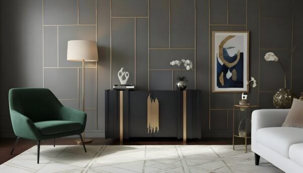 Aurea Sideboard (Black Gold)