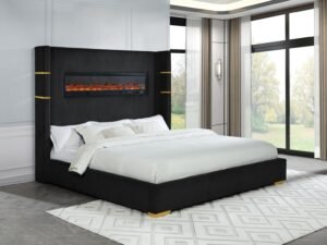 X-Fire Black Bed (KING ONLY)