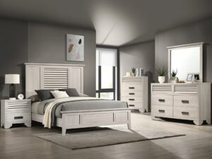 B4740.jpg SETB4740 SARTER BEDROOM GROUP - WHITE