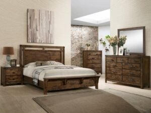 B4810.jpg SETB4810 CURTIS PANEL BED GROUP