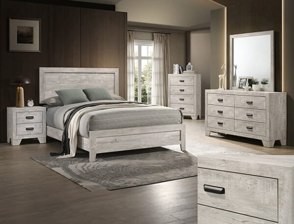 B9220.jpg SETB9220 MILLIE BEDROOM GROUP-WHITE