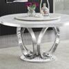 D615_GREY_CHROME_3.jpg D615 Maxi Table (Cream/Chrome)