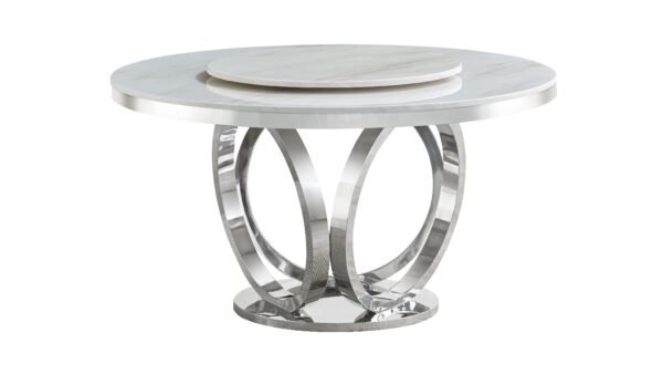D615_GREY_CHROME_4.jpg D615 Maxi Table (Cream/Chrome)