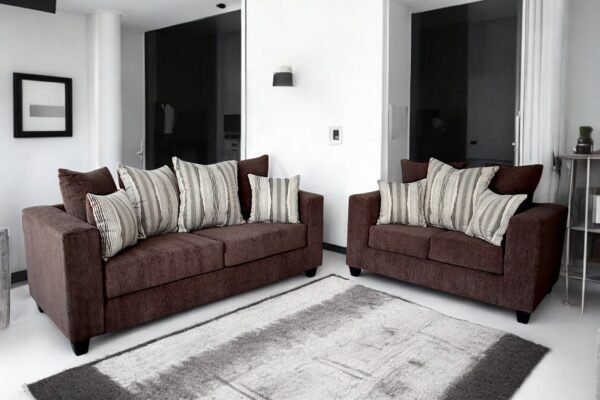 Sofa & Loveseat Luna Brown (SOLD OUT)