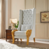 A-CH02 Throne 62.5" Tall (White)