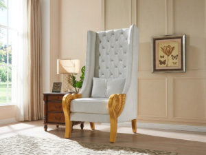 A-CH02 Throne 62.5" Tall (White)