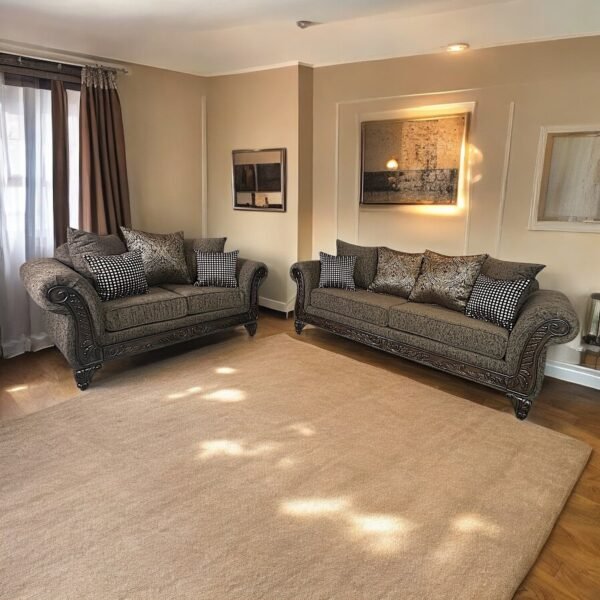 Helen Sofa and Loveseat Brown (SOLD OUT)