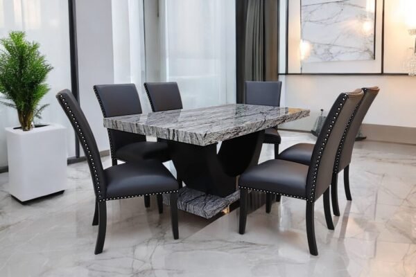 Viviana 7PC Dining Set Black (SOLD OUT)