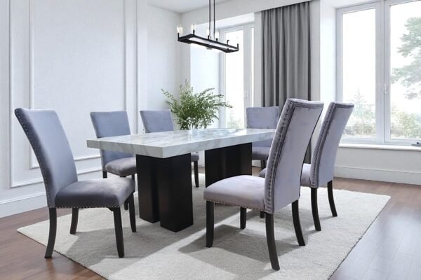 Axel 7PC Dining Set White Top (SOLD OUT)