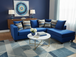Sectional Blue
