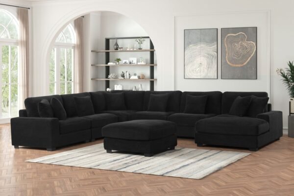 Arizona Sectional Black