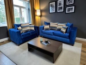 Sofa & Loveseat Blue