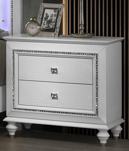 NOTABLE WHITE NIGHTSTAND