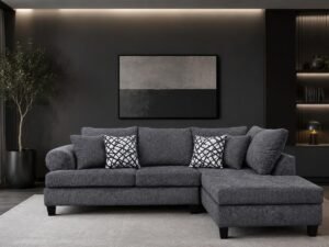 Atlantis Charcoal Sectional
