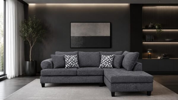 Atlantis Charcoal Sectional