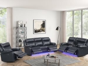 Aiden Black- 3PC Reclining Set