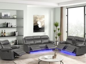 Aiden Gray - 3PC Reclining Set