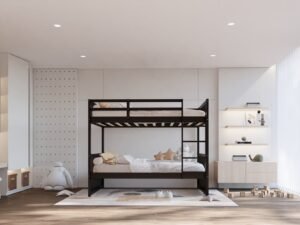 bb12_orig.jpg BB12 Twin/Twin Bunk Bed Black