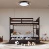 BB30 Full/Full Bunk Bed w/Twin Trundle Espresso